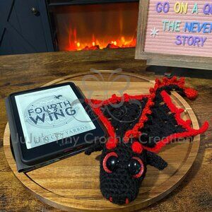 Emotional Support Dragon - Dragon Plush Bookshelf Decoration Reading Buddy